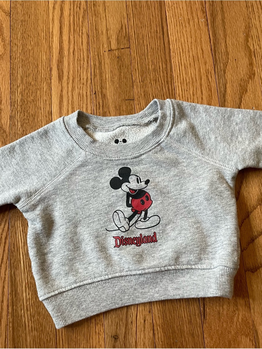 Walt Disney World Parks Sweatshirt Gray Mickey Mouse 3-6 Months